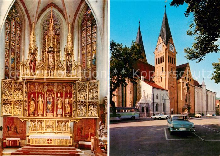 Eichstaett Oberbayern Dom und Hochaltar