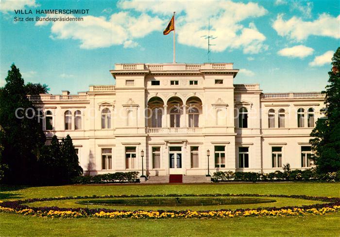 Bonn Rhein Villa Hammerschmidt Sitz des Bundespraesidenten