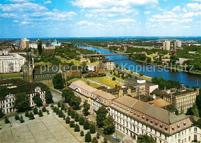 Magdeburg Panorama Blick vom Dom