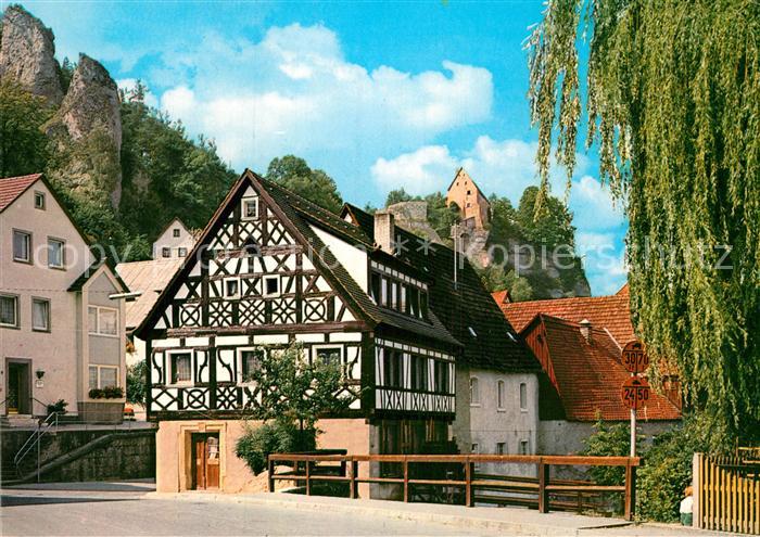 Pottenstein Oberfranken Altstadt Fachwerkhaus Burg