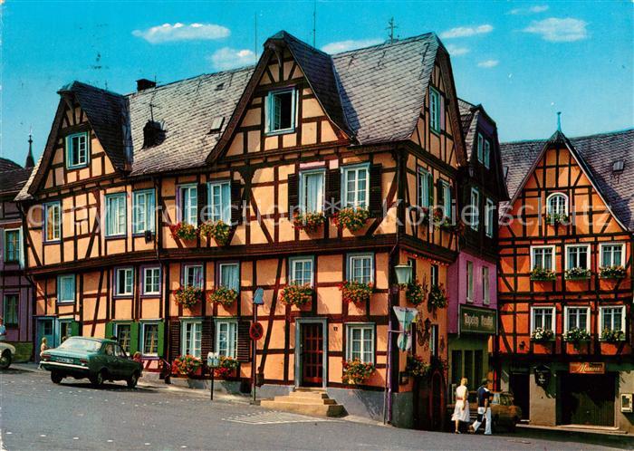 Linz Rhein Alte Fachwerkhaeuser