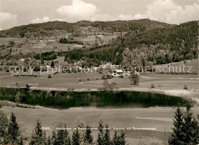 Hafnersee Panorama Kautschacher Seental mit Pyramidenkogel