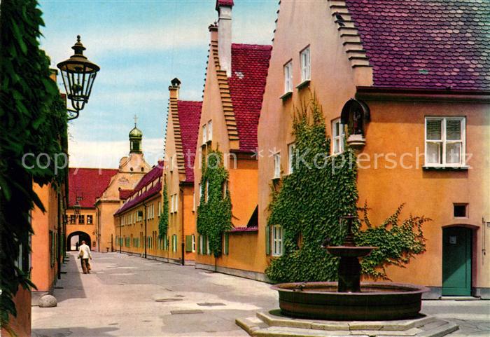 Augsburg Fuggerei aelteste Sozialsiedlung der Welt
