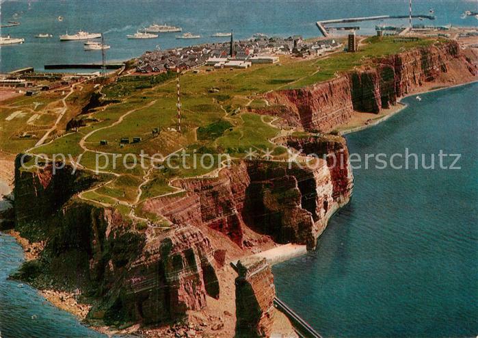 Insel Helgoland Nordseebad Nordseeinsel Fliegeraufnahme