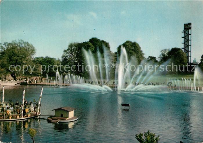 Hamburg Internationale Gartenbau Ausstellung Fontaene