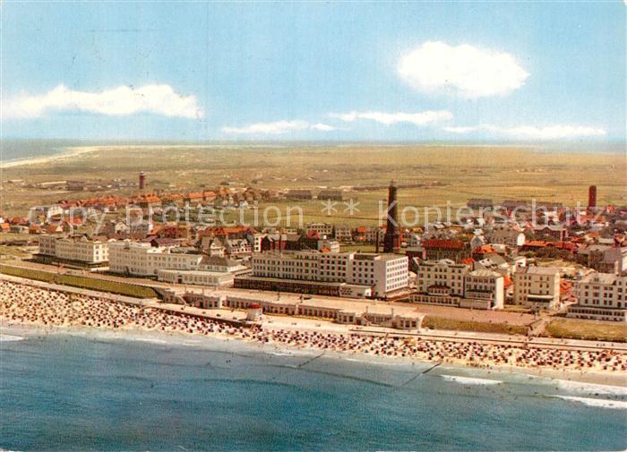 Borkum Nordseeinsel Fliegeraufnahme