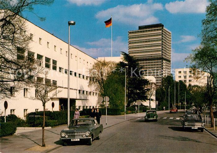 Bonn Rhein Partie am Bundeshaus