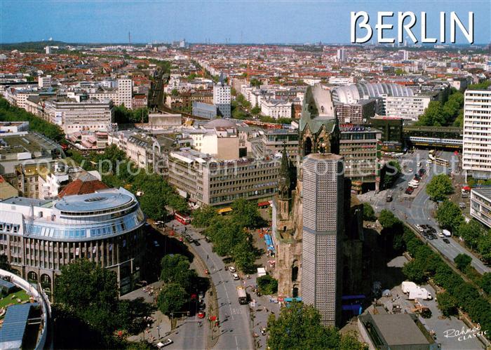 BERLIN CITY Stadtpanorama mit Gedaechtniskirche