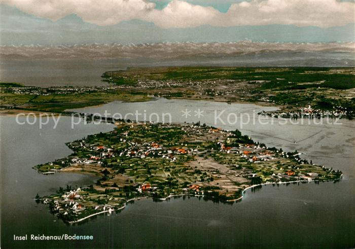 Insel Reichenau Fliegeraufnahme
