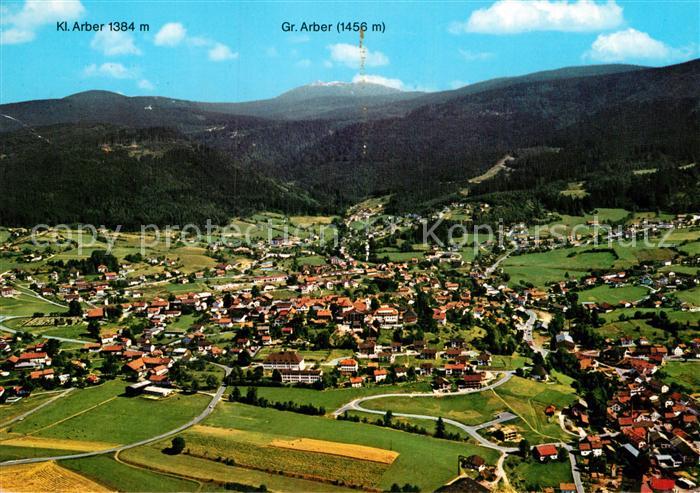 Bodenmais Fliegeraufnahme mit Gr und Kl Arber