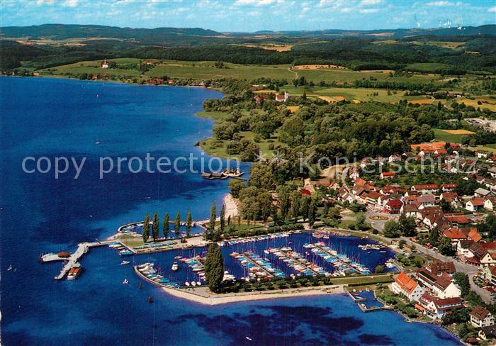 Uhldingen-Muehlhofen Fliegeraufnahme Bodensee Yachthafen