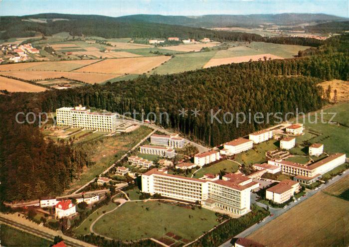 Bad Driburg Sanatorium der BfA Berlin mit Fachklinik Rosenberg LVA Fliegeraufnah