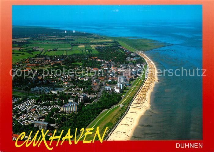 Cuxhaven Duhnen Nordseebad Fliegeraufnahme
