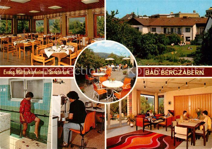 Bad Bergzabern Ev Muetterkurheim und Sanatorium Wassertreten Speisesaal Aufentha