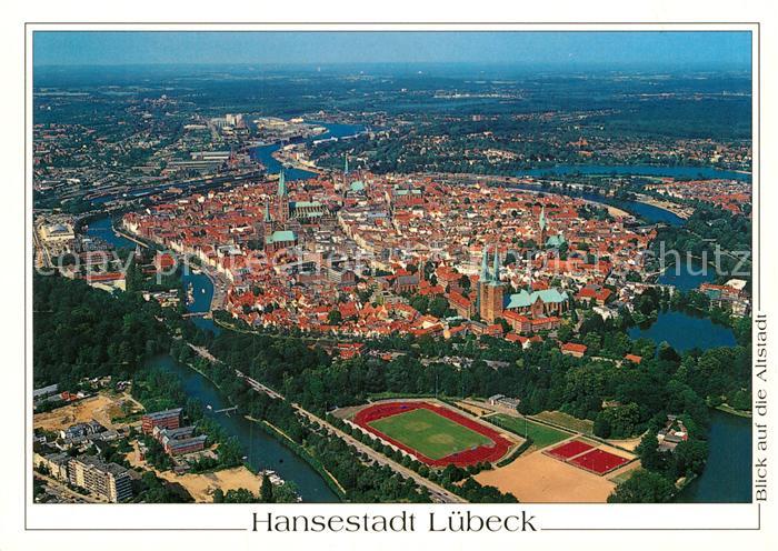 Luebeck Fliegeraufnahme