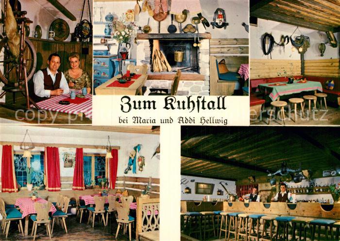 Reit Winkl Zum Kuhstall Gasthaus Gastraeume Bar Maria und Addi Hellwig