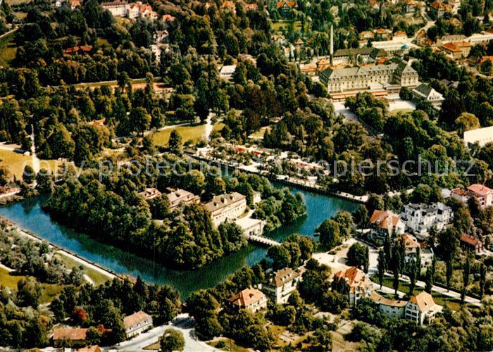 Bad Pyrmont Fliegeraufnahme Kurparkviertel