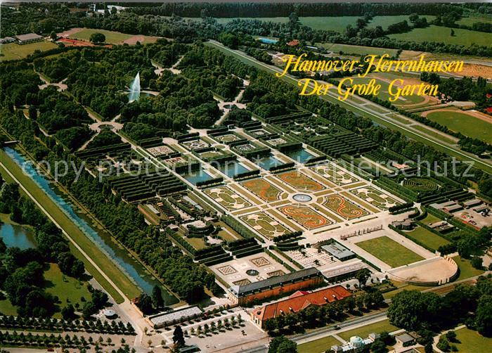 Herrenhausen Hannover Grosser Garten Fliegeraufnahme