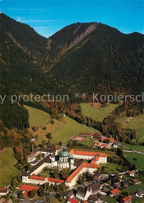 Ettal Benediktinerabtei Fliegeraufnahme