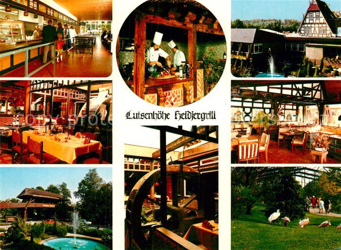 Walsrode Lueneburger Heide Luisenhoehe Heidjergrill Gastraeume Muehlrad Park