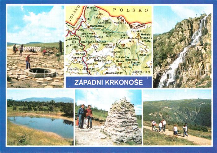 Krkonose Pramen Labe Pancavsky vodopad Raselinne jezirko na Pancavske louce Labs