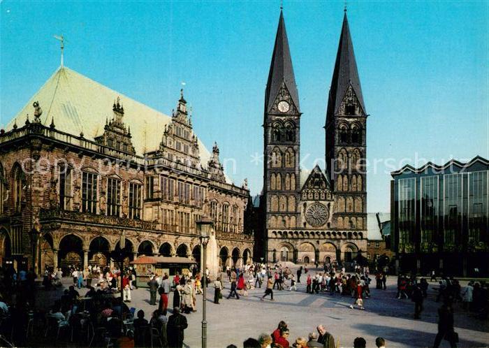 BREMEN CITY Rathaus Dom und Parlament