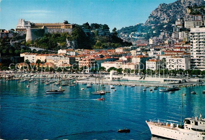 Monaco Dominant le Port et la Piscine Rainier III Le Palais du Prince
