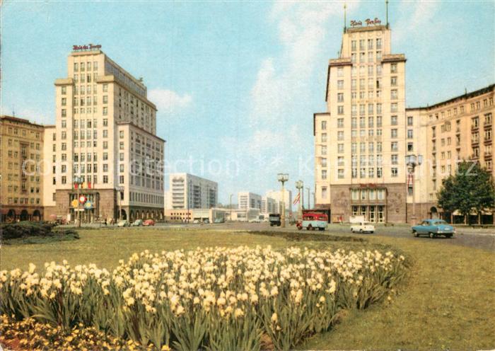 BERLIN  CITY Strausberger Platz mit Karl Marx Allee