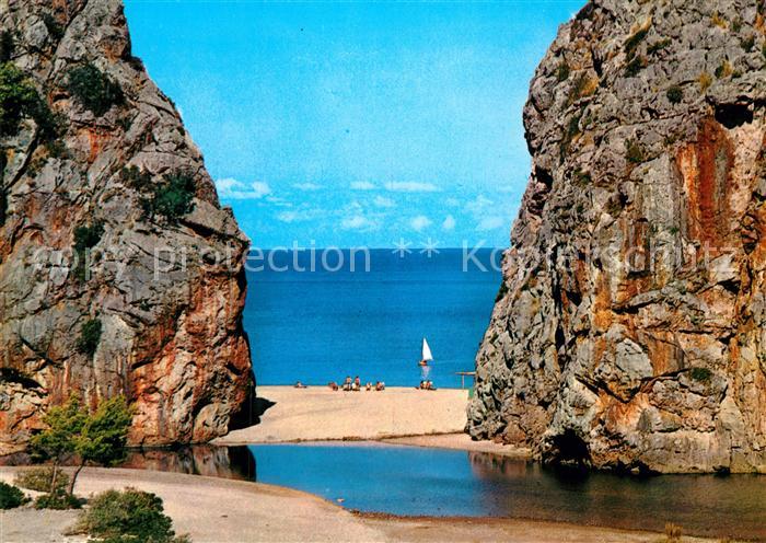 Mallorca Desembocadura y playa del Torrente de Pareis