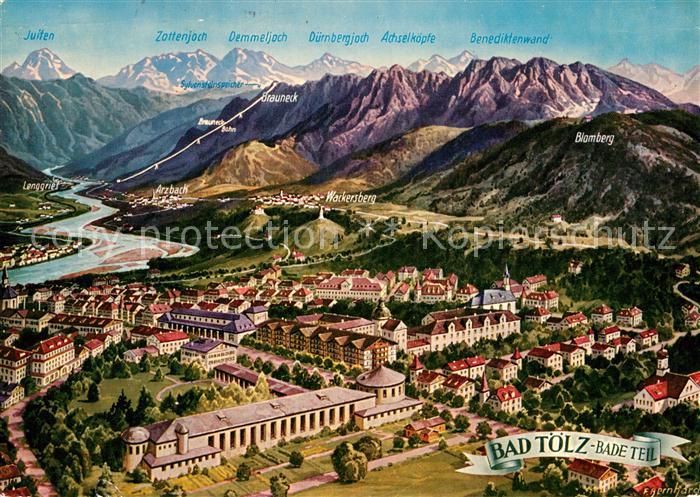 Bad Toelz Panoramakarte