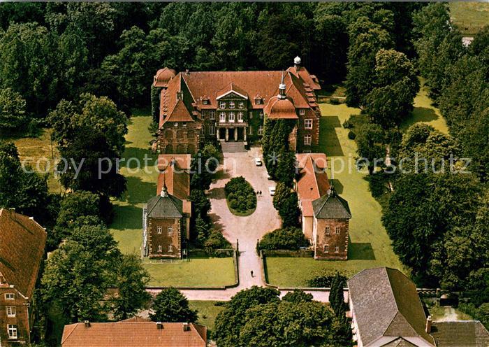 Velen Fliegeraufnahme mit Schloss Velen