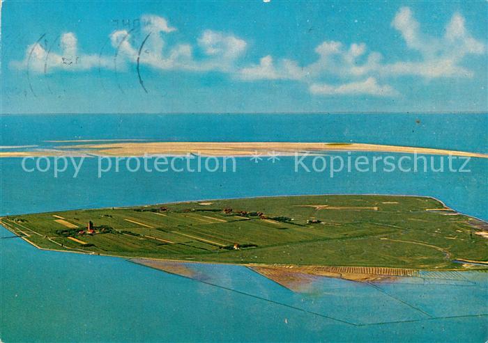 Neuwerk Cuxhaven Nordseebad Schulheim Neuwerk Fliegeraufnahme