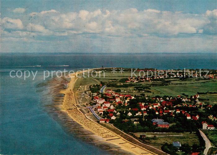 Cuxhaven Duhnen Nordseebad Fliegeraufnahme