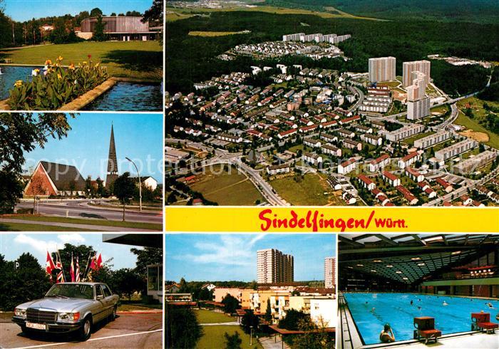 Sindelfingen Stadthalle Johannes Kirche Mercedes Ladenzentrum Badezentrum Sportb