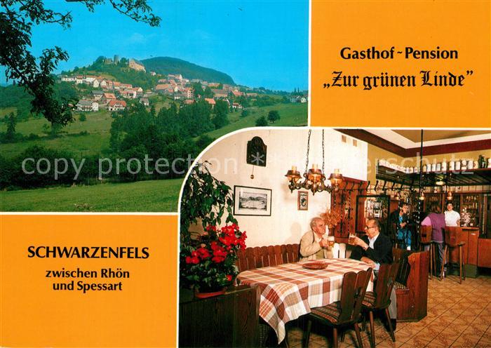 Schwarzenfels Panorama Gasthof Pension Zur gruenen Linde