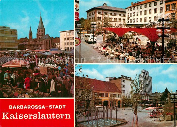Kaiserslautern Markt Stiftsplatz Stiftskirche Schillerplatz