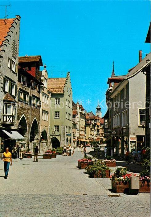 Lindau Bodensee Hauptstrasse Fussgaengerzone