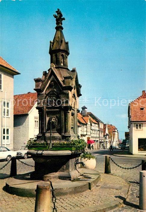 Obernkirchen Marktplatz Brunnen