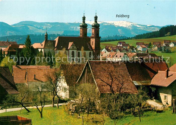 St Peter Schwarzwald Kirche mit Feldberg