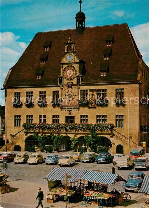 Heilbronn Neckar Rathaus Marktplatz