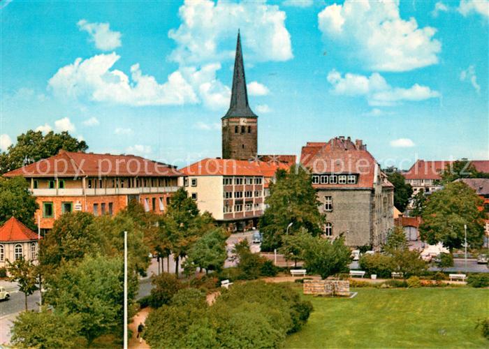 Uelzen Lueneburger Heide Teilansicht Kirche