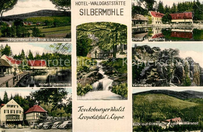 Leopoldstal Lippe Velmerstot Hotel Silbermuehle Stuebenbachtal Panorama