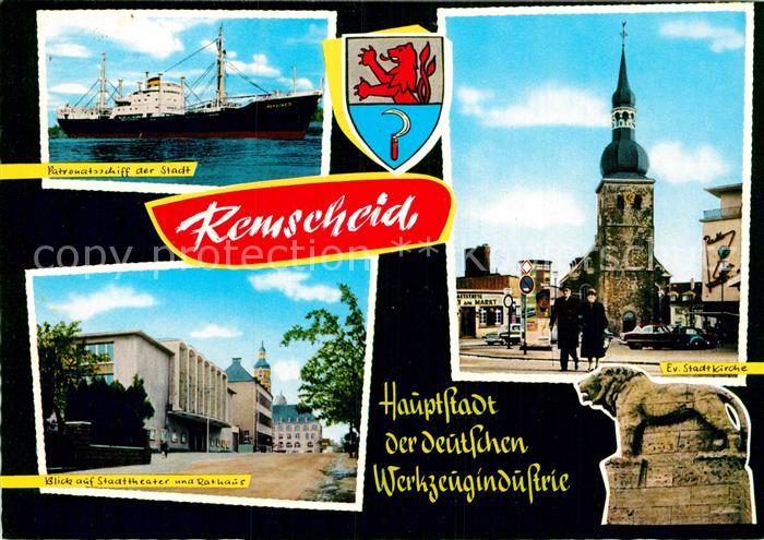 Remscheid Patronatsschiff Stadttheater Rathaus Ev Stadtkirche