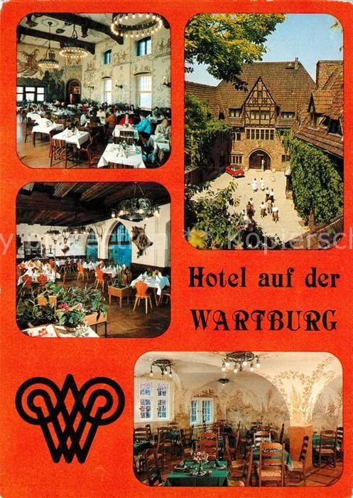 Wartburg Eisenach Hotel auf der Wartburg Gastraeume Schlosshof