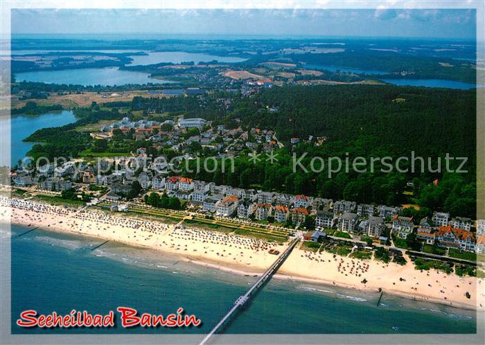 Bansin Ostseebad Fliegeraufnahme