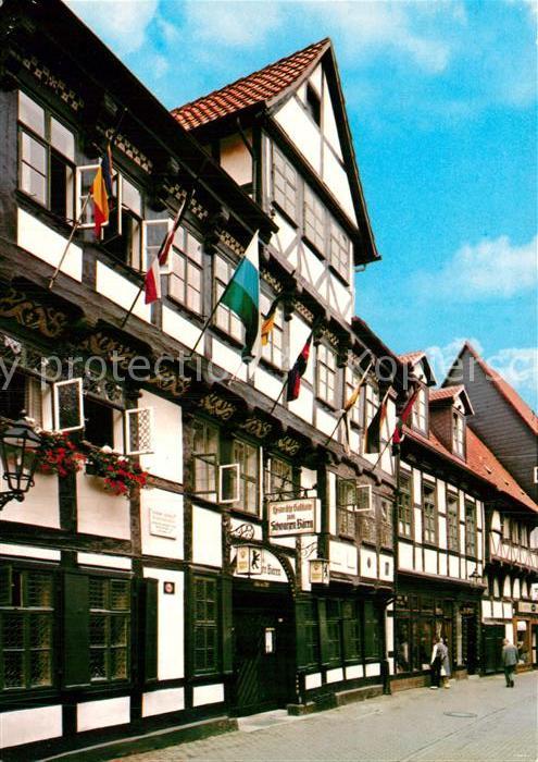 Goettingen Niedersachsen Gaststaette Zum schwarzen Baeren Gotisches Facherkhaus