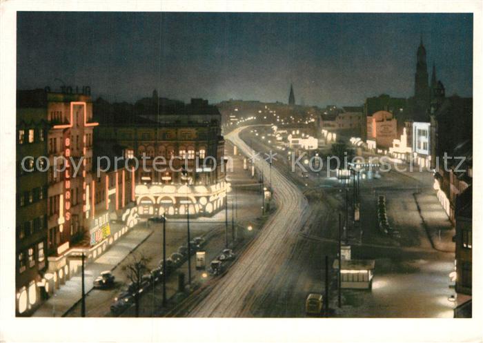St Pauli Reeperbahn bei Nacht