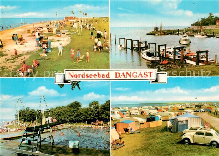 Dangast Nordseebad Strand Bootssteg Schwimmbad Camping