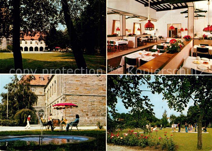 Rietberg Institut Vita eV Haus der Begegnung Speisesaal Brunnen Park