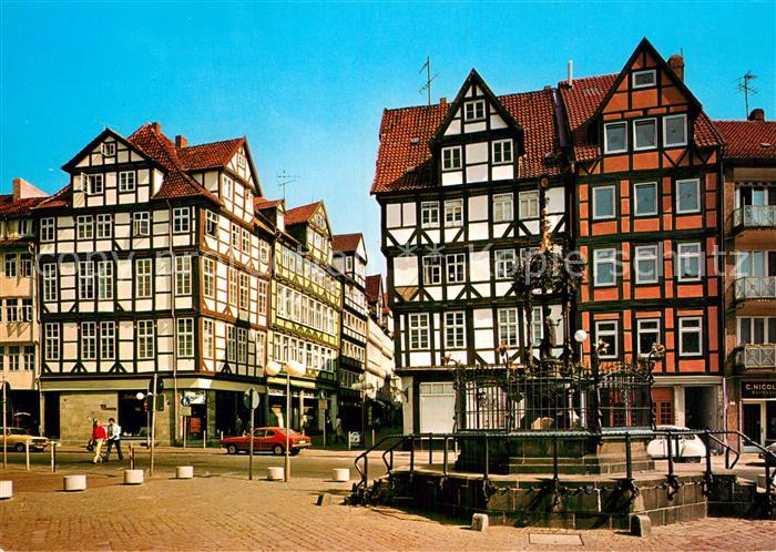 HANNOVER  CITY Holzmarkt mit Oskar Winter Brunnen